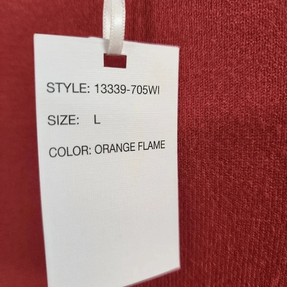 Vila Milano Sleeveless Sweater Orange Flame size L - Picture 4 of 6